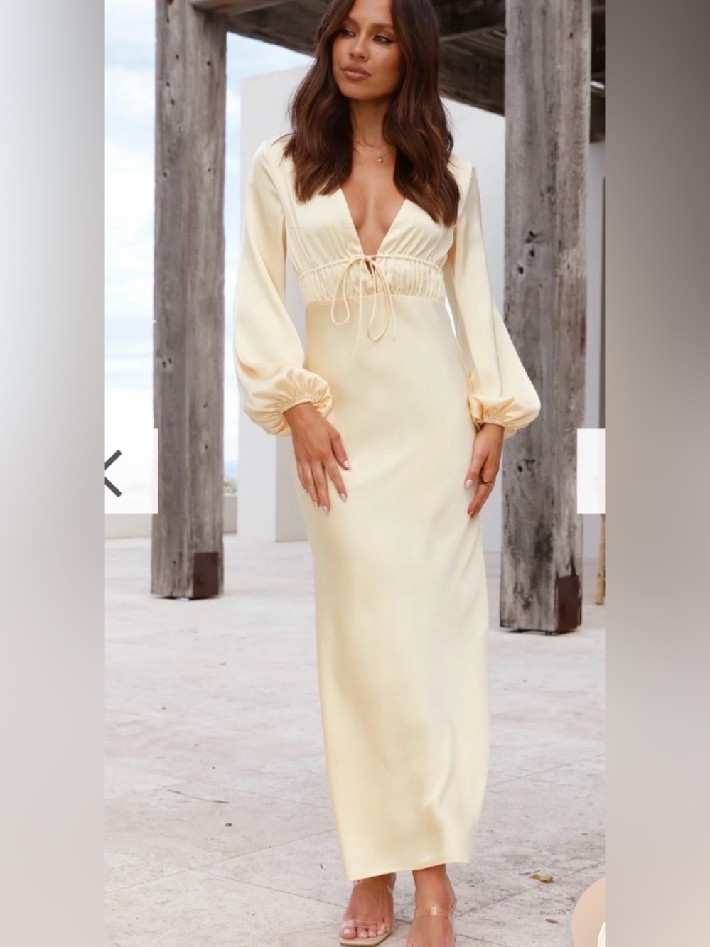 Billy J - Yellow Amara Maxi Dress